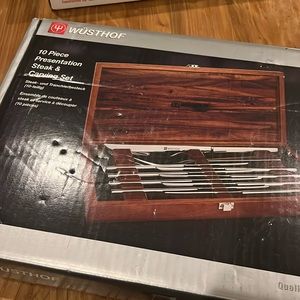 wüsthof 10 piece presentation steak & carving set